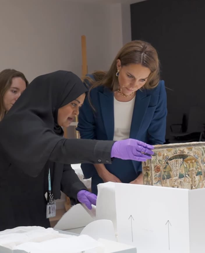 The Princess of Wales unveils her own exhibition at V and A East Storehouse