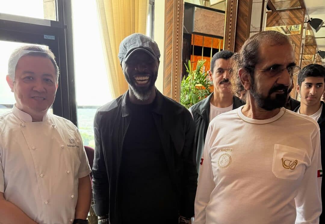 Where do the UAE royals eat when they visit London? 