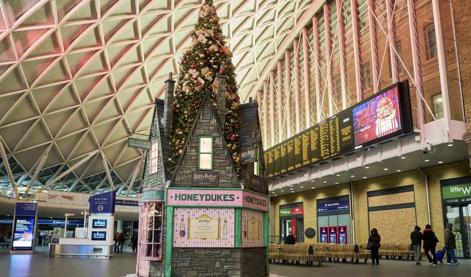 A Harry Potter Christmas tree has launched in London