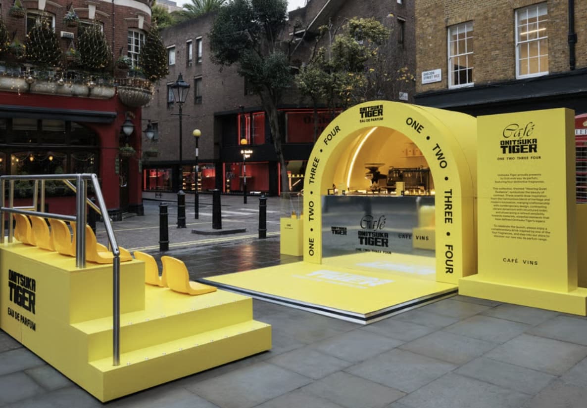 Onitsuka Tiger launches a pretty perfume café in Covent Garden