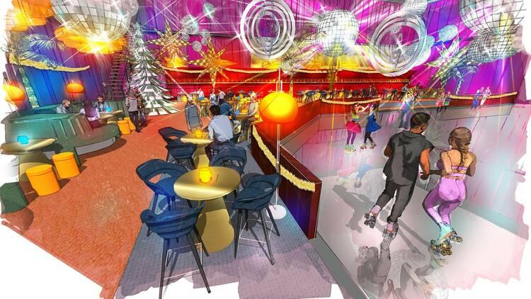 The UK&#8217;s first immersive roller rink is coming to London
